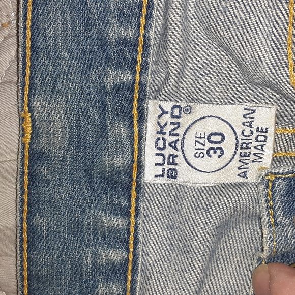 Lucky Brand Dungarees McCord Jean size 30 x 30 Made in USA. Light Blue. - Picture 4 of 6